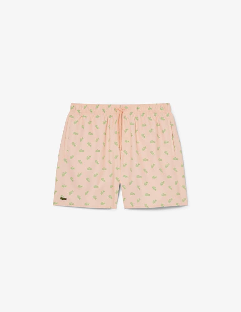 rinascente Lacoste Costume mare con stampa coccodrilli