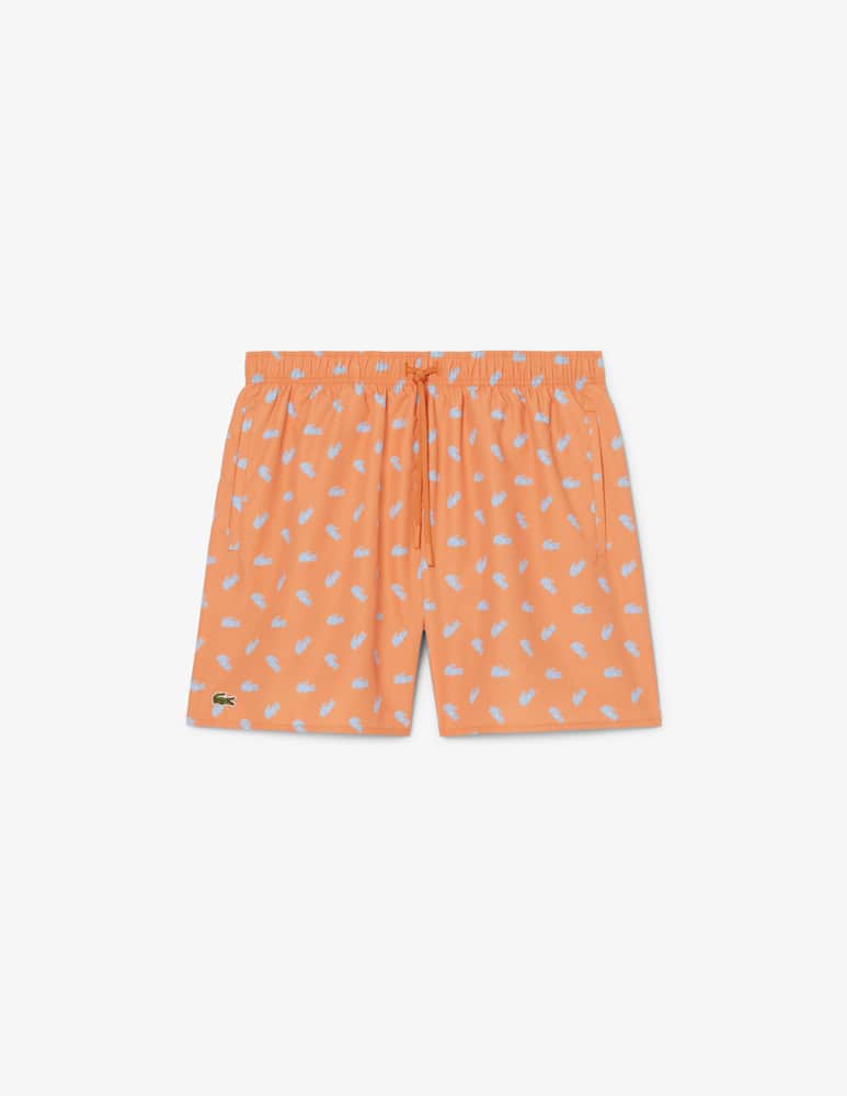 rinascente Lacoste Costume mare con stampa coccodrilli