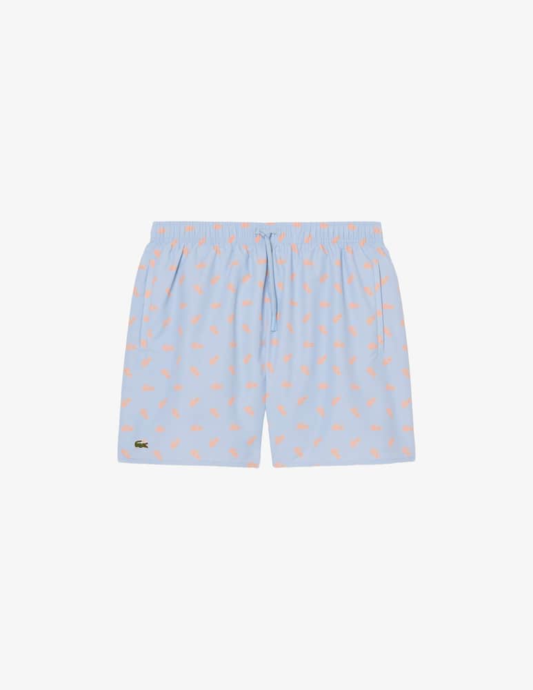 rinascente Lacoste Costume mare con stampa coccodrilli