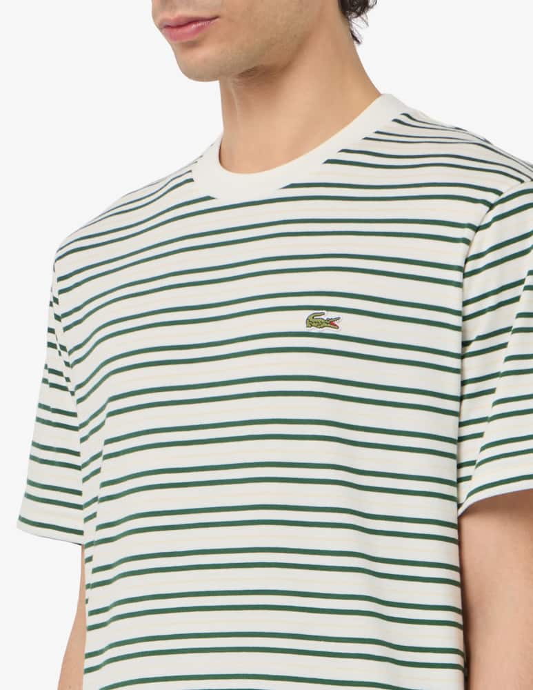 rinascente Lacoste Striped cotton t-shirt