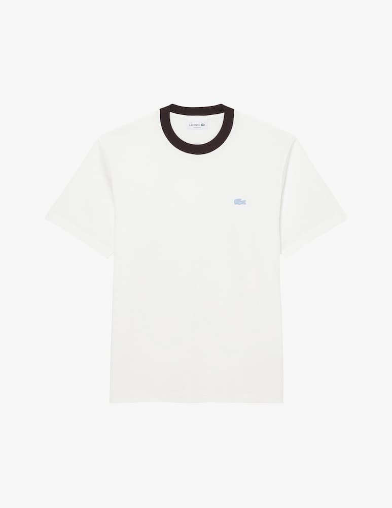 Lacoste Contrast collar cotton t-shirt - picture 1 Lacoste Contrast collar cotton t-shirt - picture 1