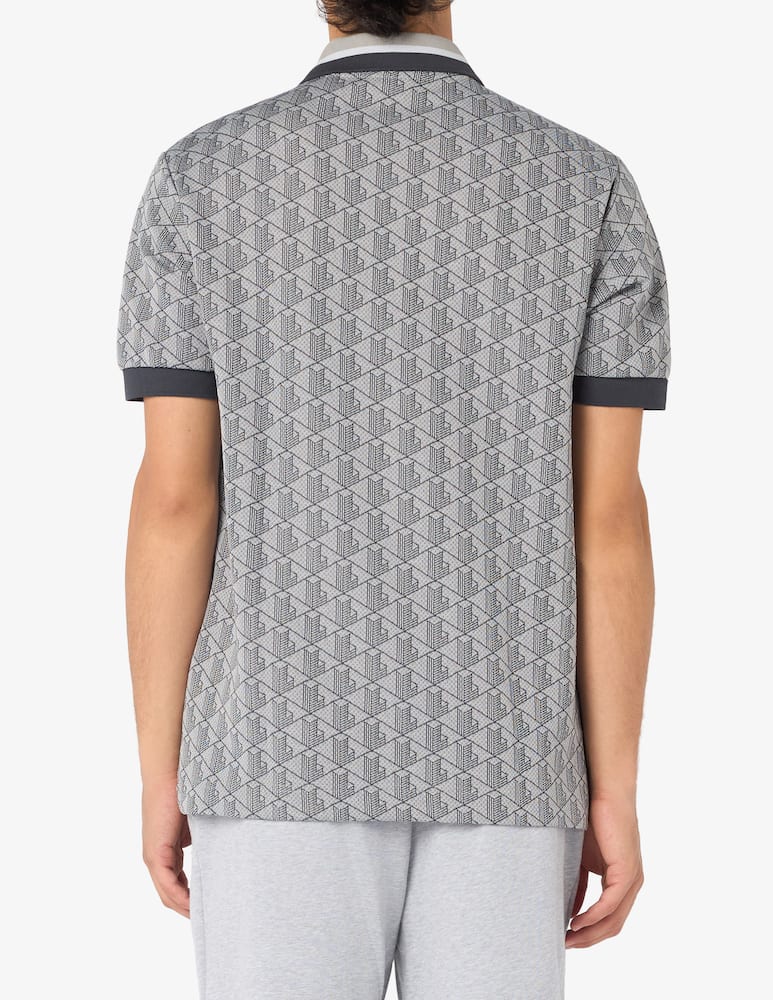 rinascente Lacoste Polo jacquard monogram