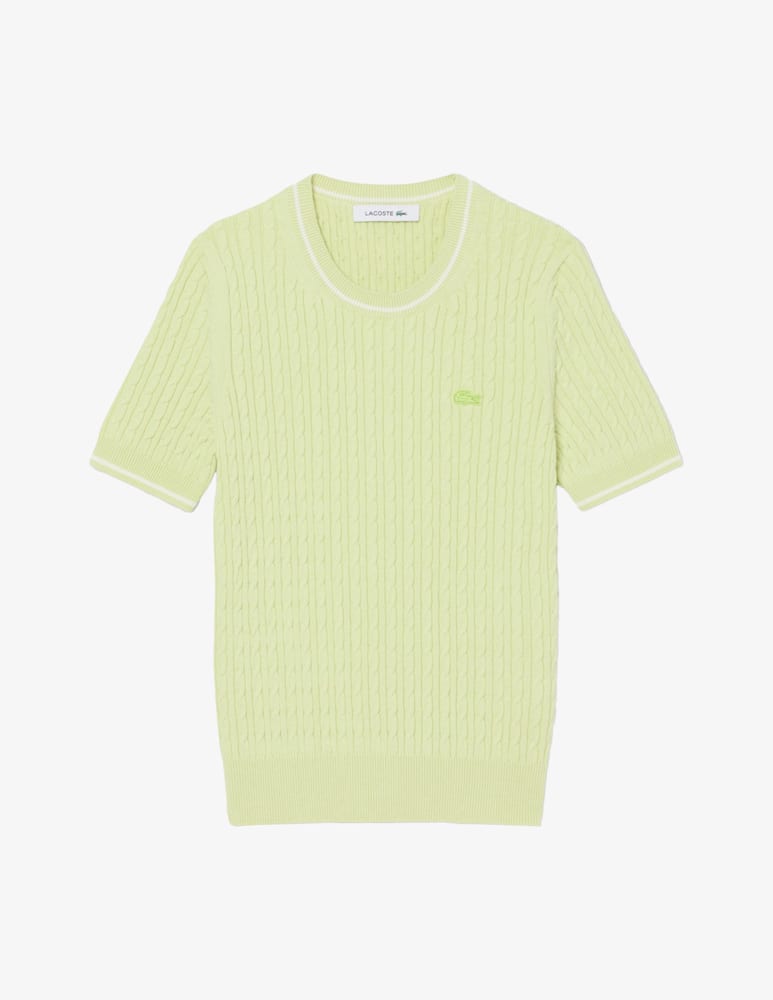 rinascente Lacoste Maglia trecce manica corta
