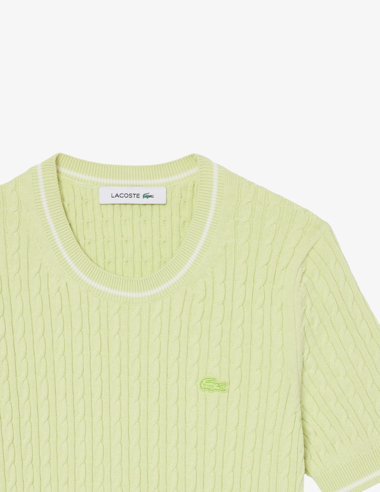 rinascente Lacoste Maglia trecce manica corta