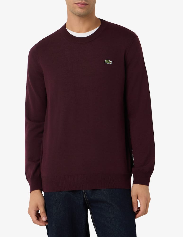 Lacoste Maglia girocollo in misto lana - immagine 1 Lacoste Maglia girocollo in misto lana - immagine 1
