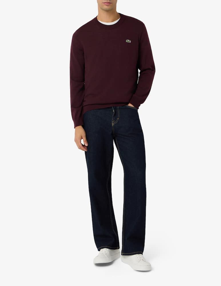 Lacoste Maglia girocollo in misto lana - immagine 2 Lacoste Maglia girocollo in misto lana - immagine 2