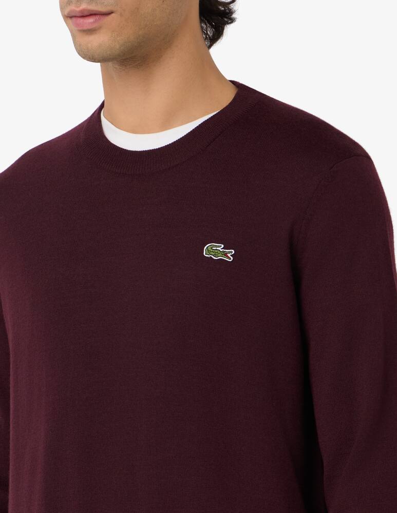 Lacoste Maglia girocollo in misto lana - immagine 4 Lacoste Maglia girocollo in misto lana - immagine 4