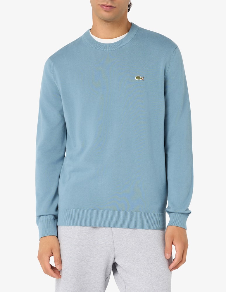 rinascente Lacoste Organic cotton crewneck jumper