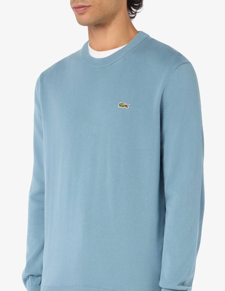 rinascente Lacoste Organic cotton crewneck jumper