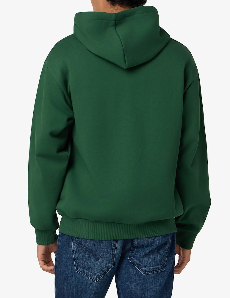 rinascente Lacoste hooded zip fleece