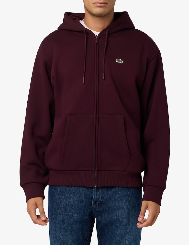 Lacoste Felpa con cappuccio full zip fleece - immagine 1 Lacoste Felpa con cappuccio full zip fleece - immagine 1