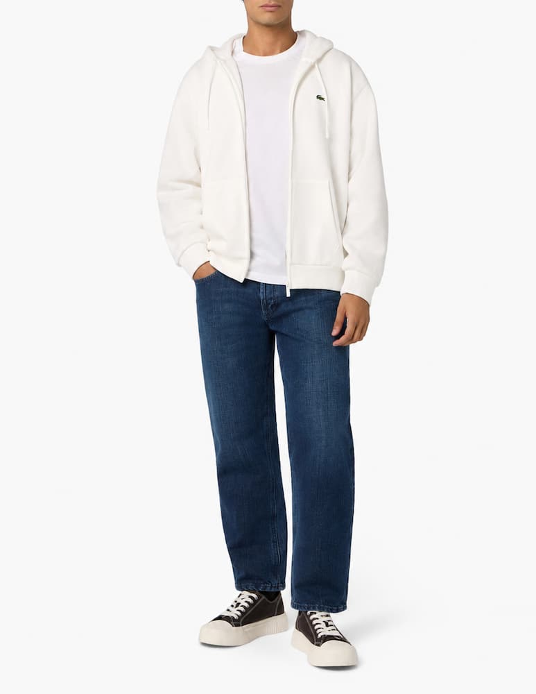 Lacoste Felpa con cappuccio full zip fleece - immagine 2 Lacoste Felpa con cappuccio full zip fleece - immagine 2