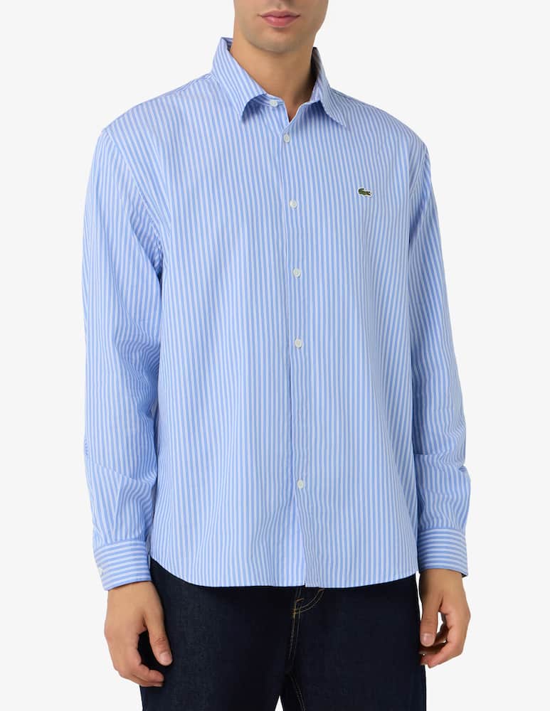 Lacoste Camicia a righe pin point regular fit - immagine 1 Lacoste Camicia a righe pin point regular fit - immagine 1