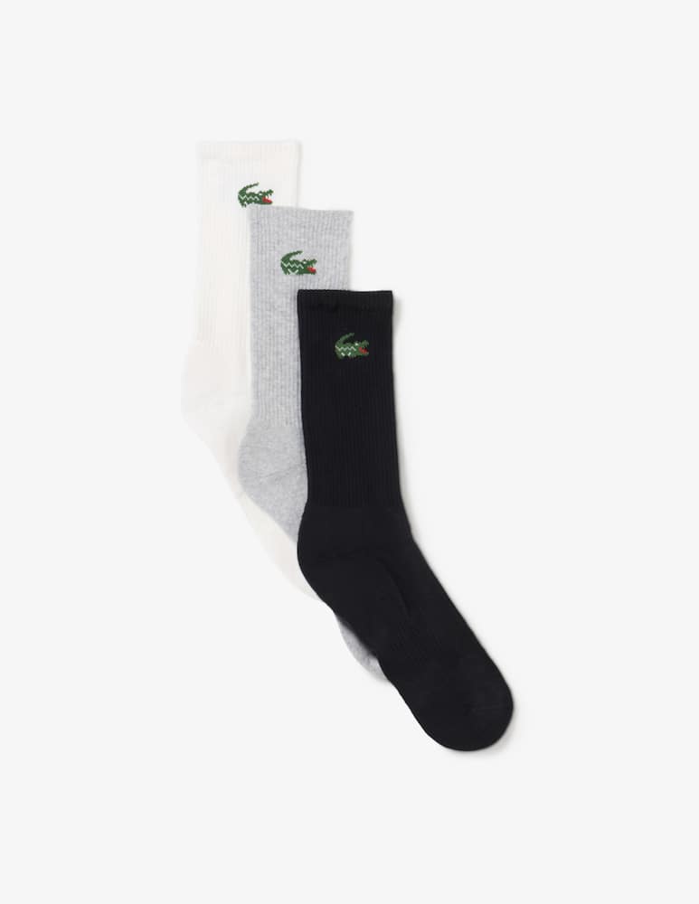 Lacoste 3 Pack calze tennis basic con logo - immagine 1 Lacoste 3 Pack calze tennis basic con logo - immagine 1