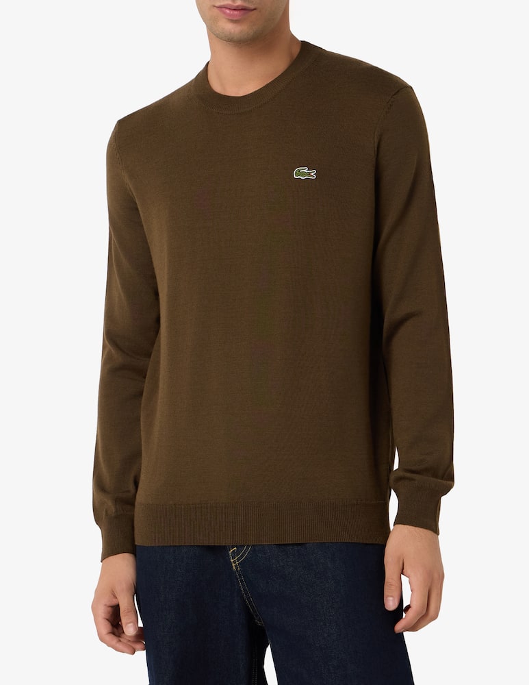 Lacoste Maglia girocollo in misto lana - immagine 1 Lacoste Maglia girocollo in misto lana - immagine 1