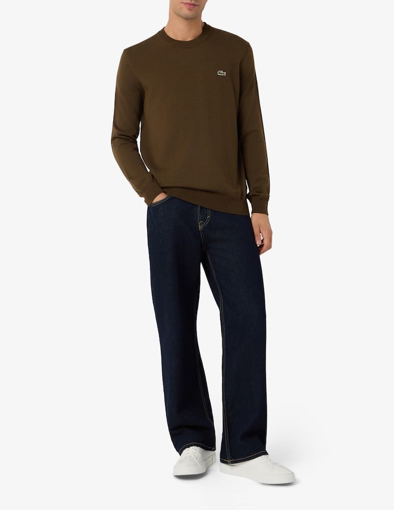 Lacoste Maglia girocollo in misto lana - immagine 2 Lacoste Maglia girocollo in misto lana - immagine 2