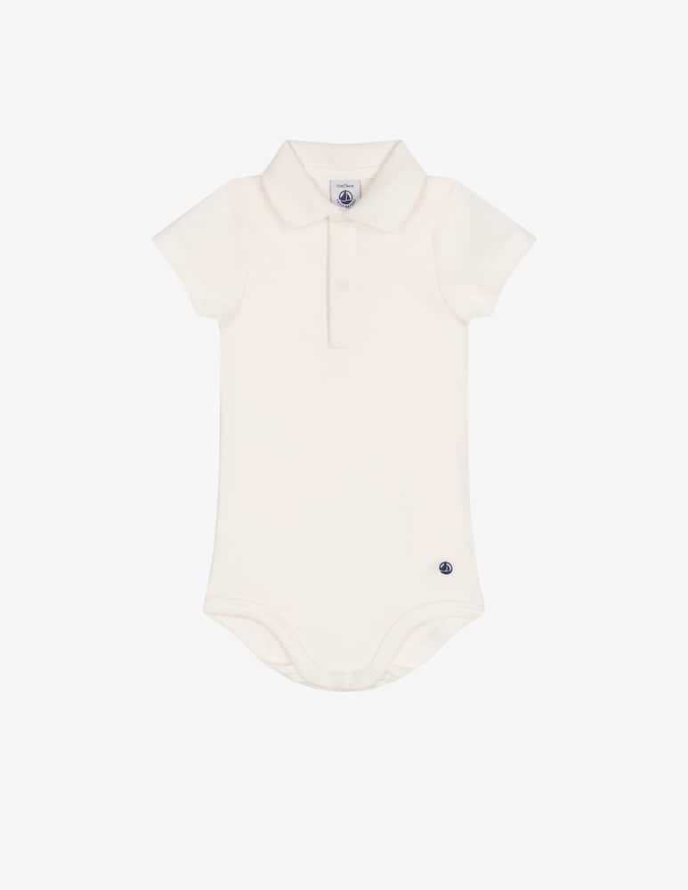 Petit Bateau Polo collar bodysuit - picture 1 Petit Bateau Polo collar bodysuit - picture 1