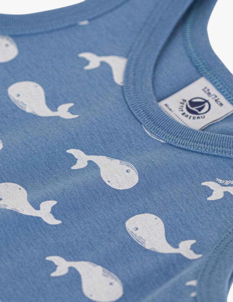 rinascente Petit Bateau Night cotton onesie