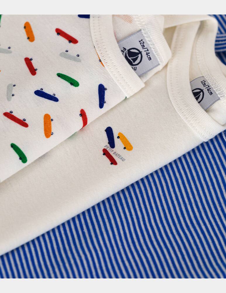 Petit Bateau Body a maniche corte in cotone - immagine 3 Petit Bateau Body a maniche corte in cotone - immagine 3