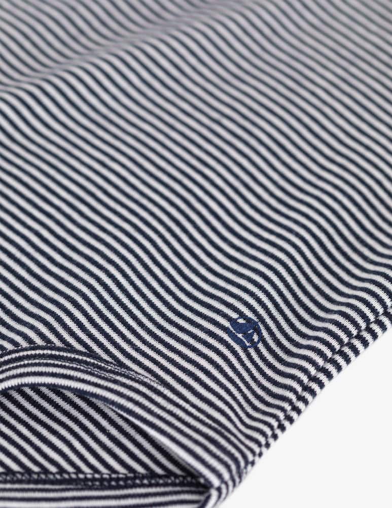 rinascente Petit Bateau Striped polo bodysuit