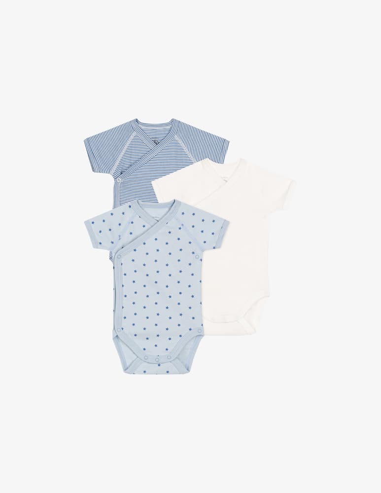 Petit Bateau Set di 3 body nascita - immagine 1 Petit Bateau Set di 3 body nascita - immagine 1