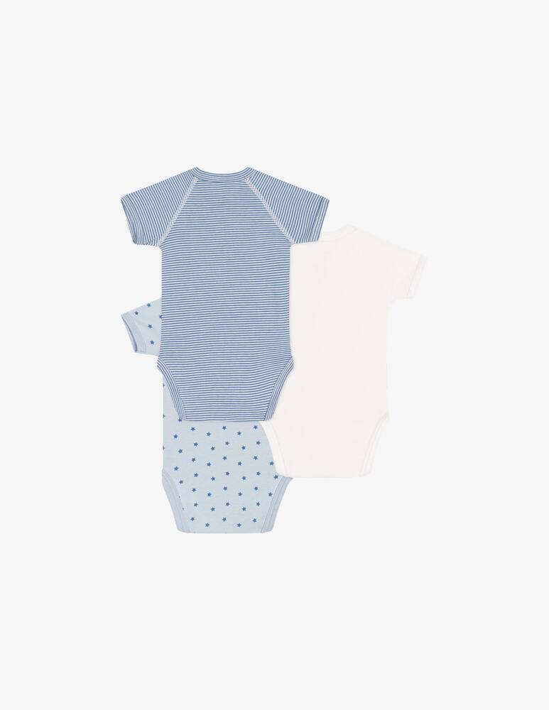 rinascente Petit Bateau Set di 3 body nascita