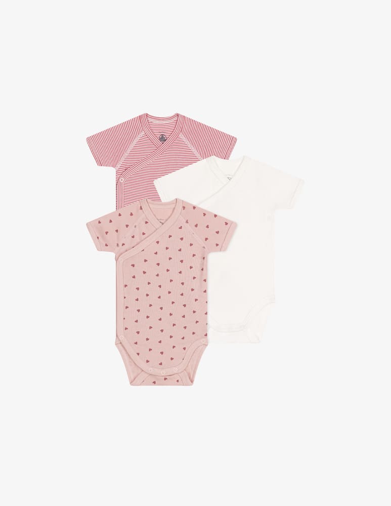 Petit Bateau Set di 3 body nascita - immagine 1 Petit Bateau Set di 3 body nascita - immagine 1
