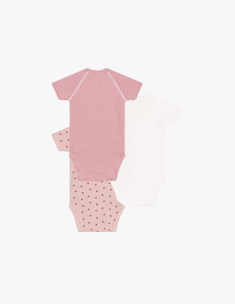Petit Bateau Set di 3 body nascita - immagine 2 Petit Bateau Set di 3 body nascita - immagine 2