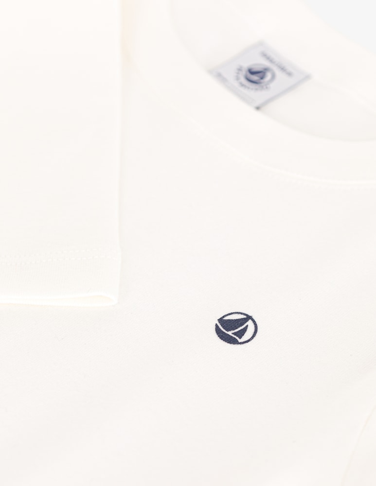Petit Bateau T-shirt a maniche lunghe con logo - immagine 3 Petit Bateau T-shirt a maniche lunghe con logo - immagine 3