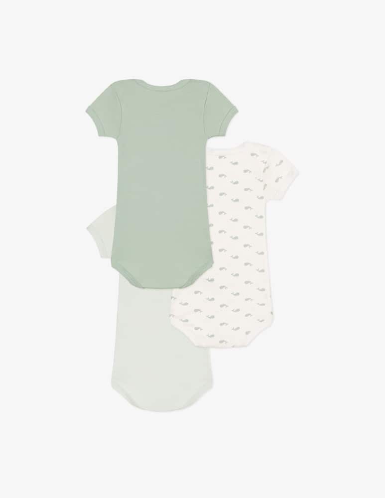 Petit Bateau Set di 3 body nascita - immagine 2 Petit Bateau Set di 3 body nascita - immagine 2