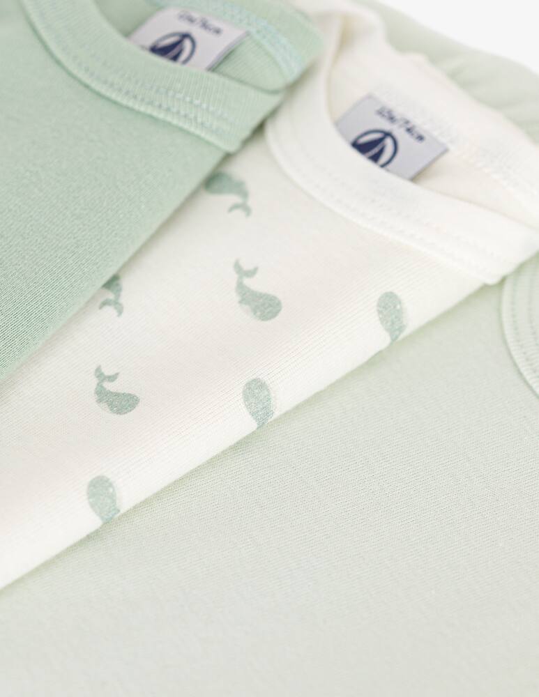 rinascente Petit Bateau Set di 3 body nascita