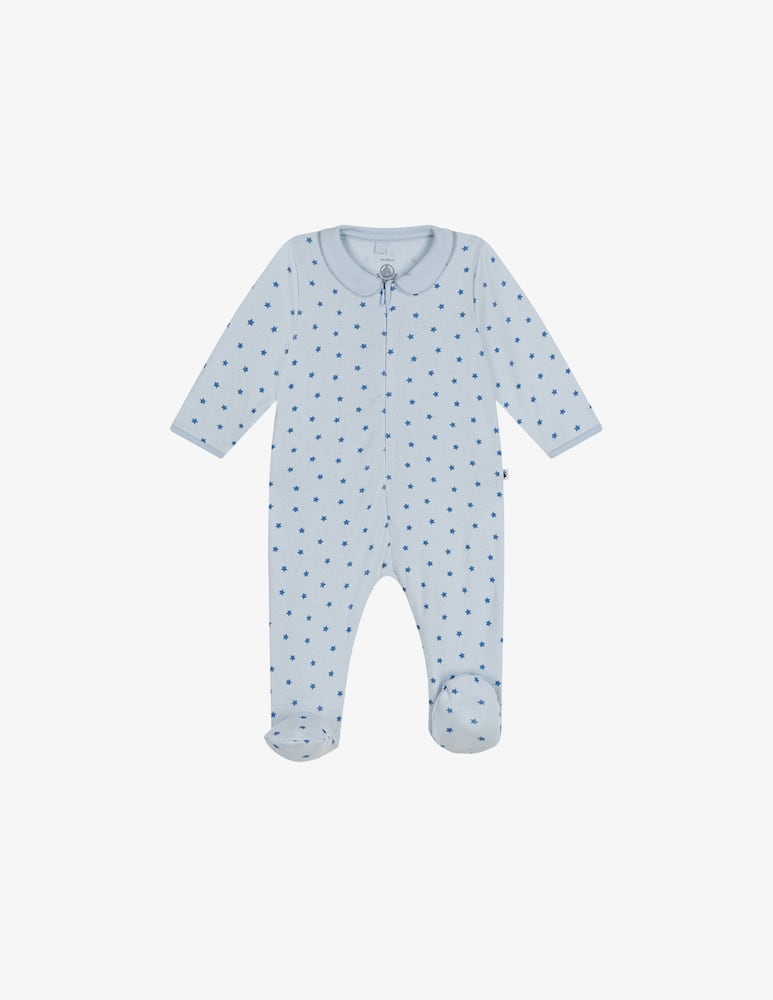 Petit Bateau Pigiama in cotone con zip - immagine 1 Petit Bateau Pigiama in cotone con zip - immagine 1