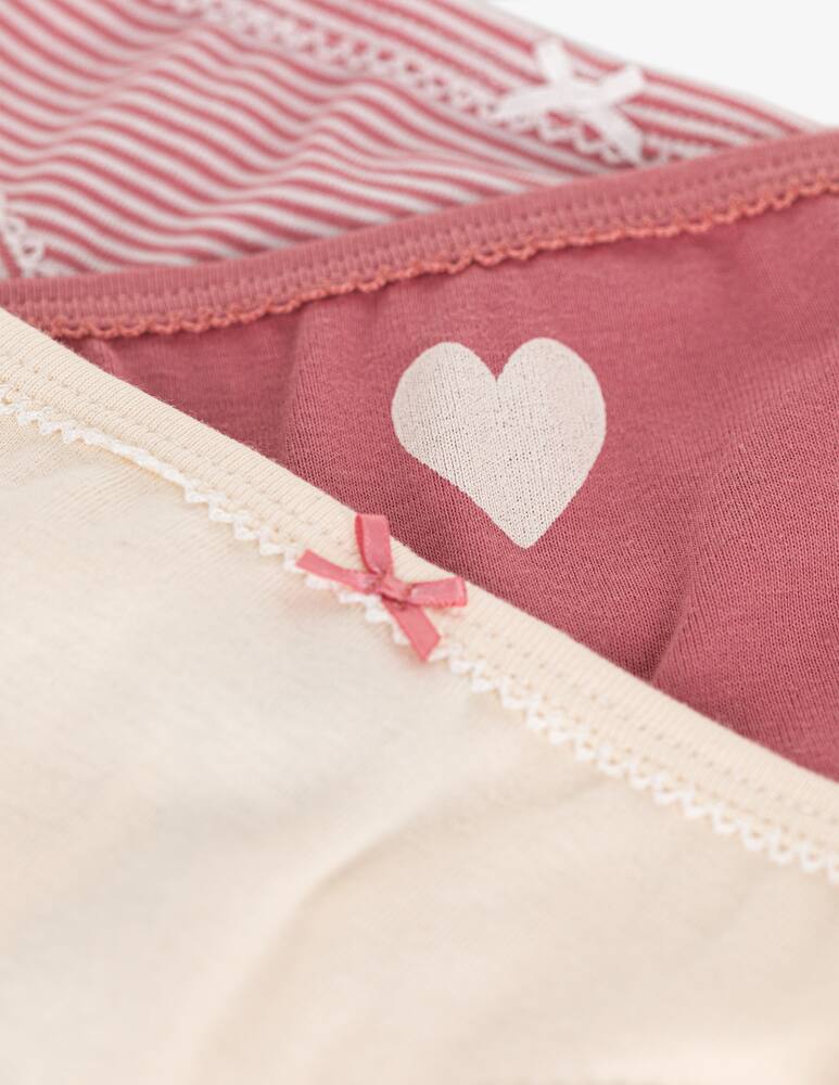 rinascente Petit Bateau Set di 3 culotte in cotone