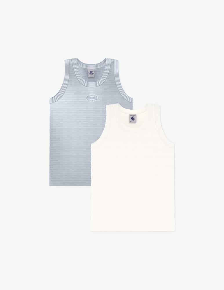 Petit Bateau Pack di 2 canottiere - immagine 1 Petit Bateau Pack di 2 canottiere - immagine 1