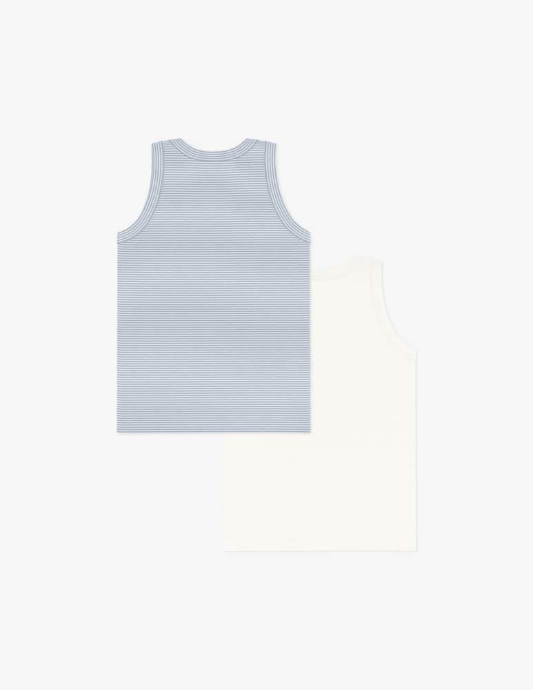 Petit Bateau Pack di 2 canottiere - immagine 2 Petit Bateau Pack di 2 canottiere - immagine 2