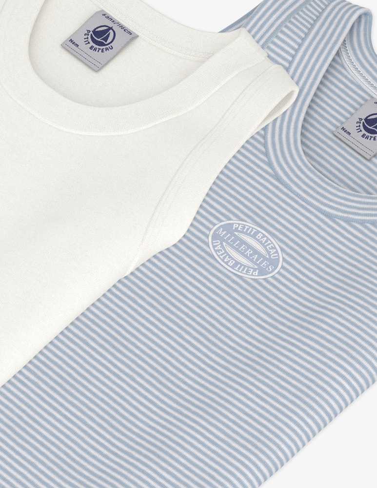 Petit Bateau Pack di 2 canottiere - immagine 3 Petit Bateau Pack di 2 canottiere - immagine 3