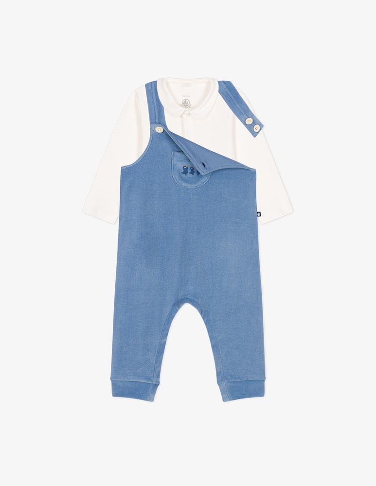 Petit Bateau Se salopette e body - immagine 1 Petit Bateau Se salopette e body - immagine 1