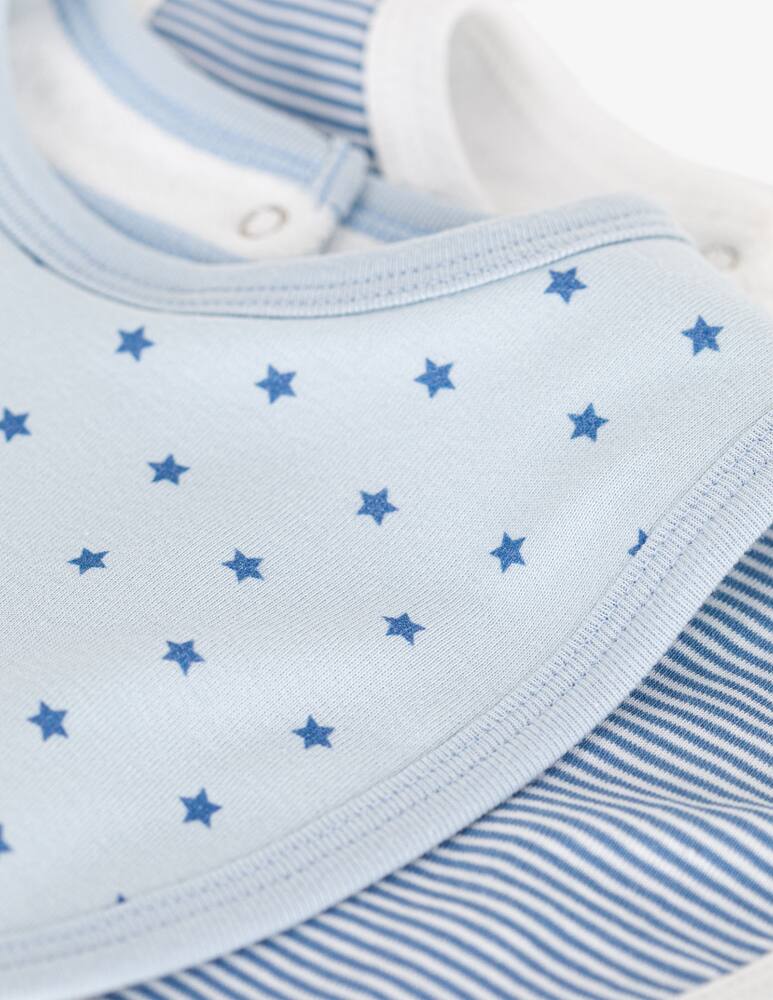 rinascente Petit Bateau Set di due bavette