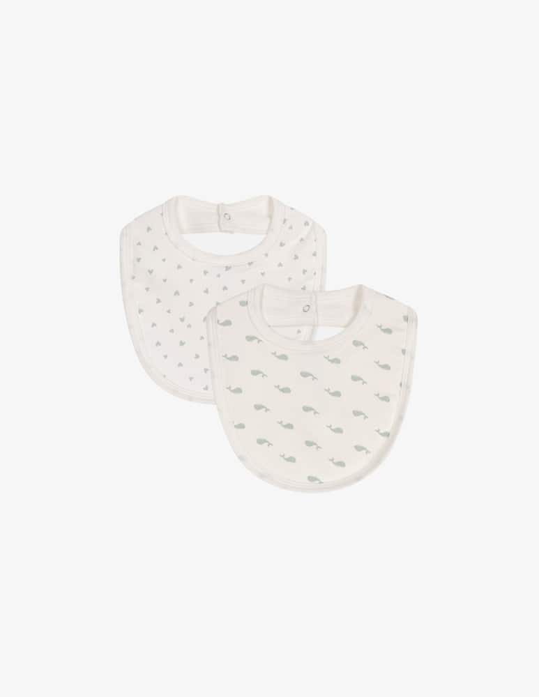 Petit Bateau Set di due bavette - immagine 1 Petit Bateau Set di due bavette - immagine 1