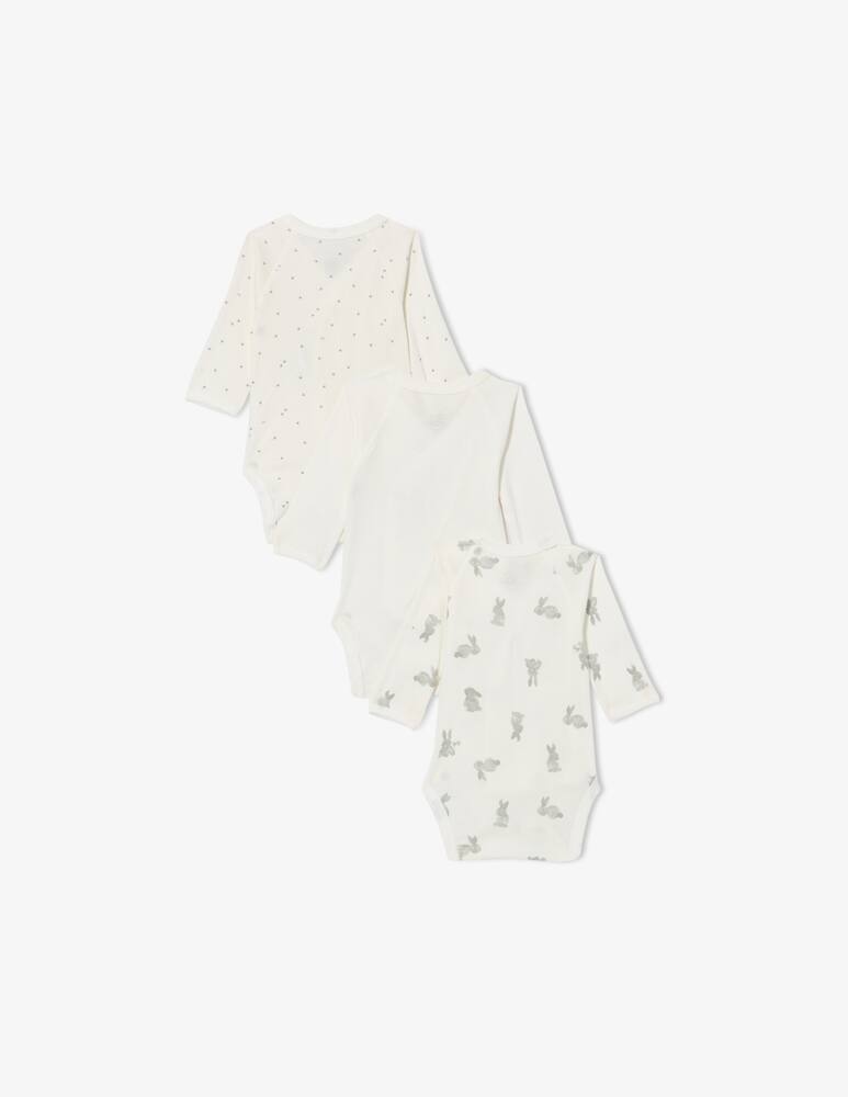 rinascente Petit Bateau Set di 3 body nascita