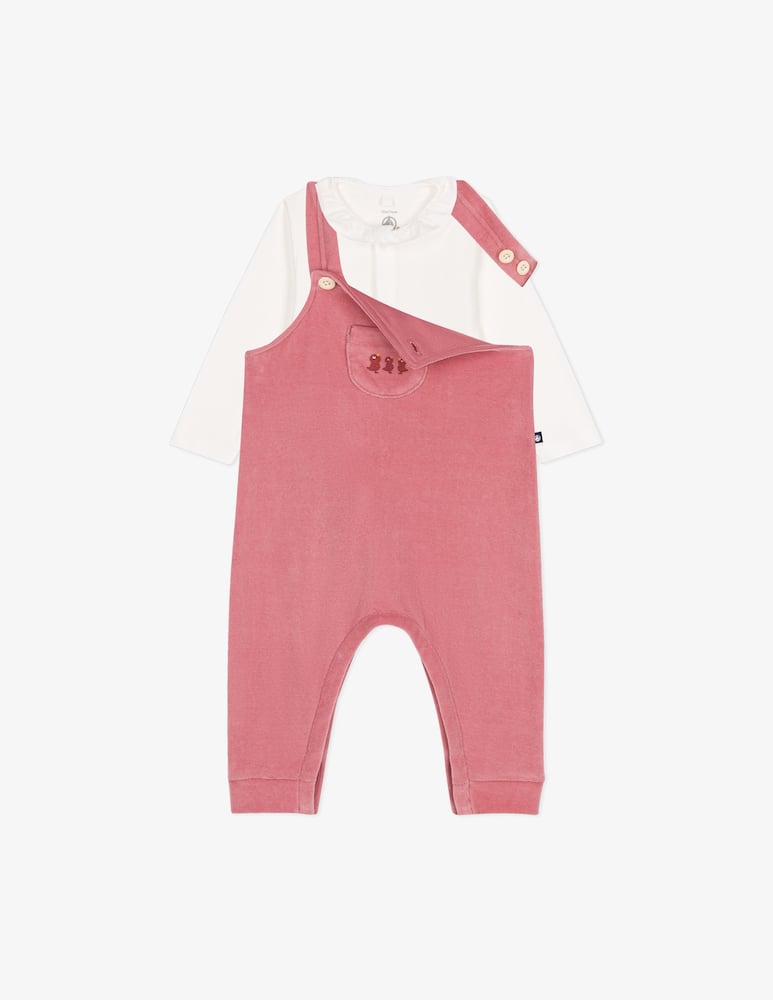 Petit Bateau Set salopette e body - immagine 1