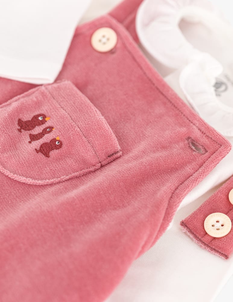 Petit Bateau Set salopette e body - immagine 4