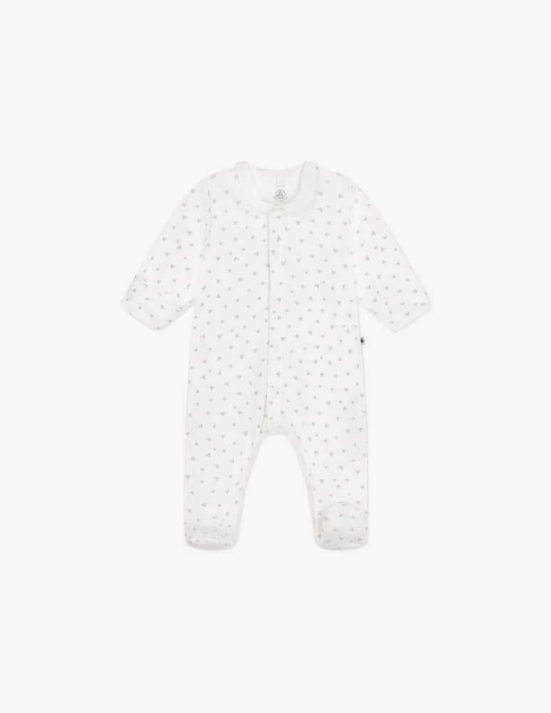 Petit Bateau Heart print sleepsuit - picture 1 Petit Bateau Heart print sleepsuit - picture 1