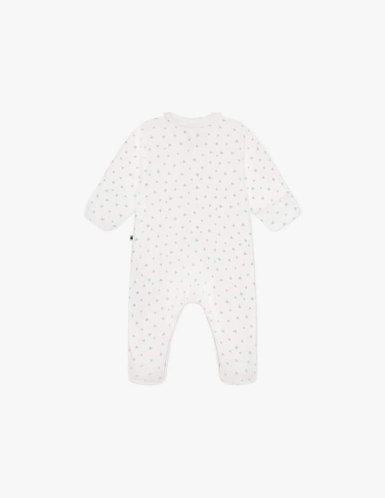 Petit Bateau Heart print sleepsuit - picture 2 Petit Bateau Heart print sleepsuit - picture 2