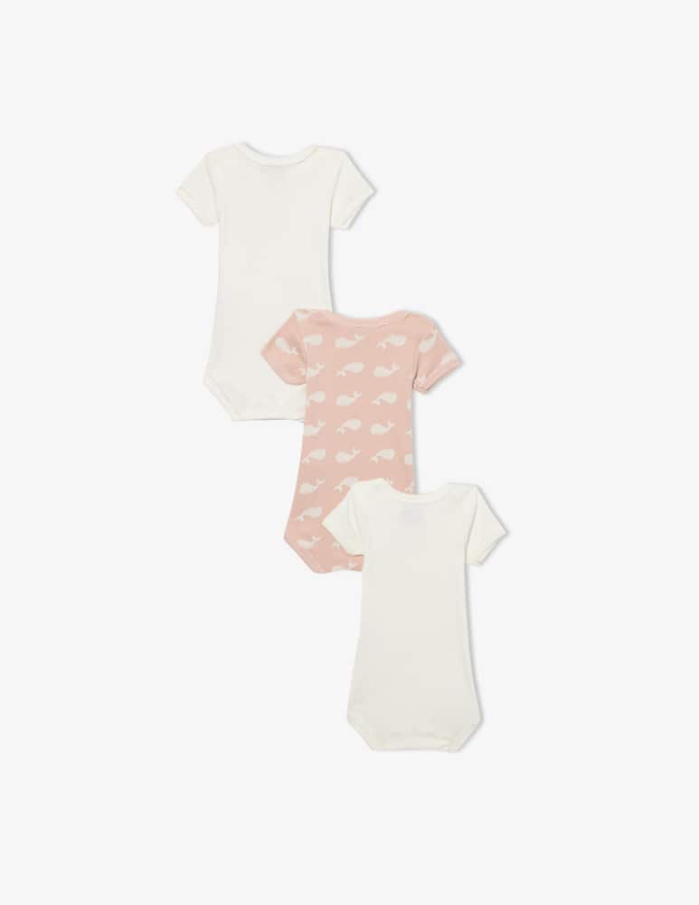 rinascente Petit Bateau Set of 3 newborn bodies