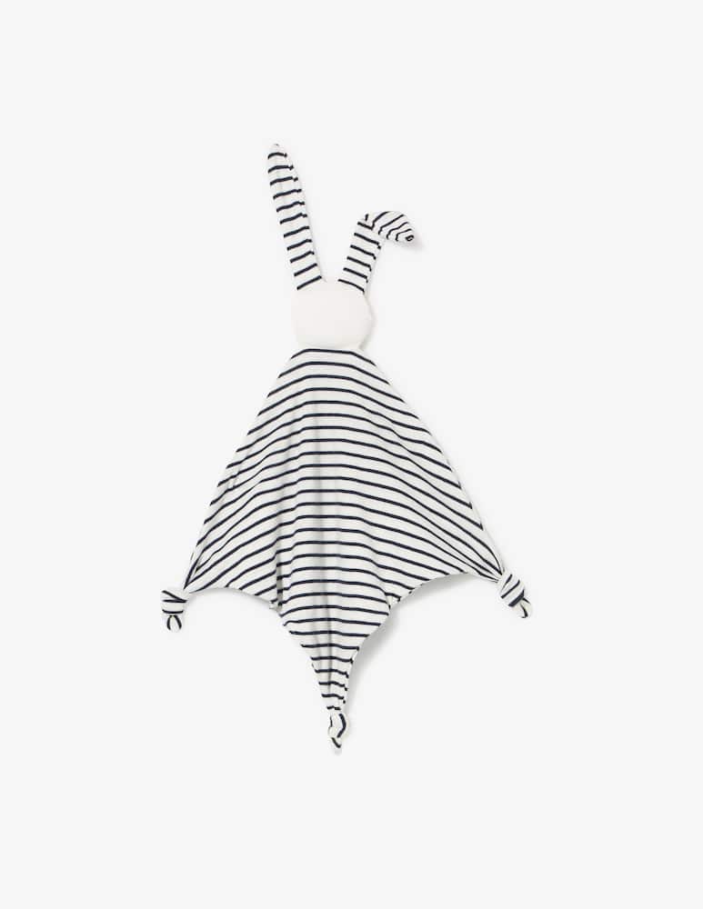 rinascente Petit Bateau Striped bunny comforter
