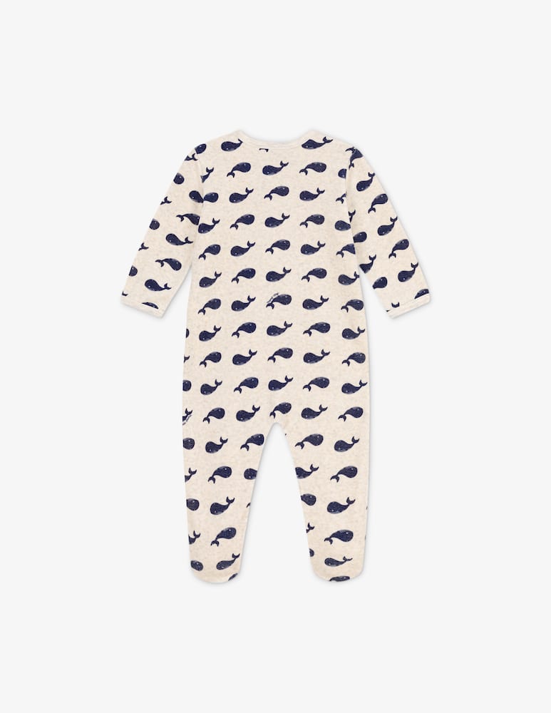 rinascente Petit Bateau Tutina con piedi stampata