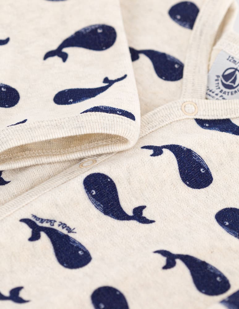 rinascente Petit Bateau Tutina con piedi stampata
