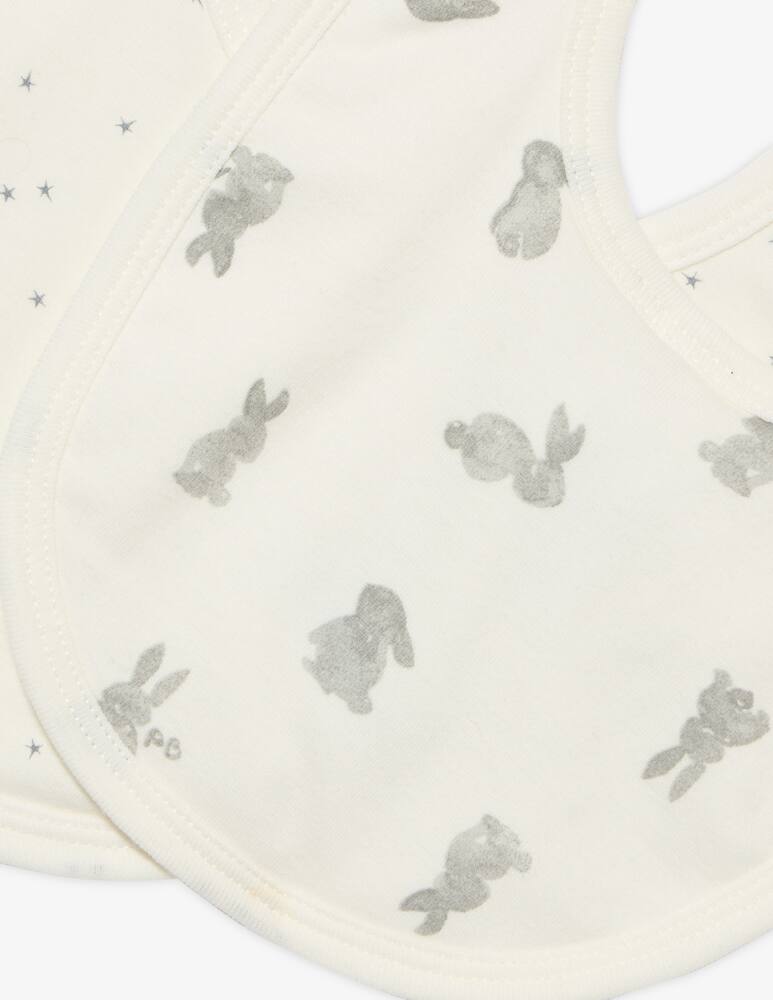 rinascente Petit Bateau Set of two bibs