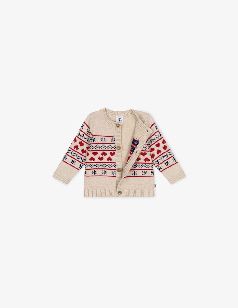 Petit Bateau Cardigan in misto lana - immagine 2